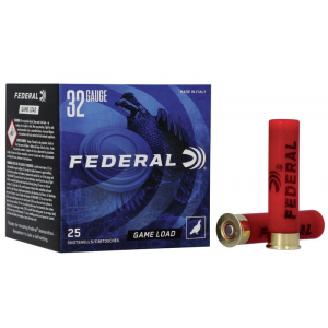 FEDERAL N1328 Game-load 32 Gauge 2.50 1/2 Oz 8 Shot 25 Bx