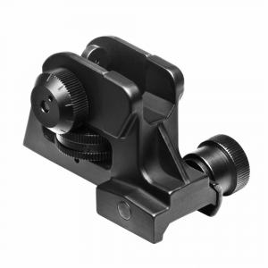 NCStar MARDRS A2 Back-Up Rear Sight AR-15 Black Aluminum/Steel