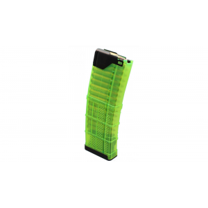 Lancer L5AWM AR-15 5.56x45mm/.223/30BLK 30 Round Translucent Alien Green Magazine