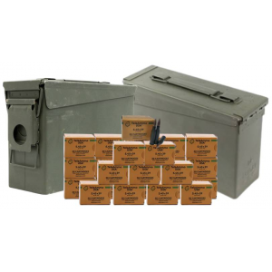 TelaAmmo 5.45x39mm 65gr Steel Cased FMJ Rifle Ammunition 750rds w/ 2 Ammo Cans!