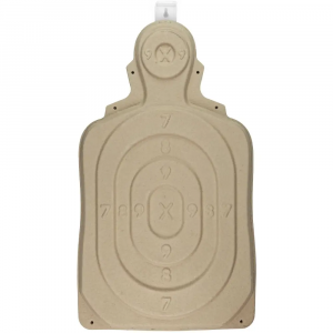 Birchwood Casey 3DTGTBTT Torso Target  31.25 H x 21.25 W x 1 D 3D Bullseye Tan 3 Per Pack