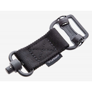 Magpul MAG519-BLK MS1/MS4 Sling Adapter Black Melonite Steel Nylon Webbing