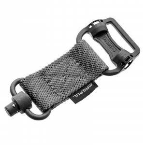 Magpul MAG519-GRY MS1/MS4 Sling Adapter Gray Melonite Steel Nylon Webbing