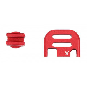 Strike GSPV2RED V2 Slide Cover Plate Glock 17-39 Gen1-4 Red Anodized Aluminum Handgun