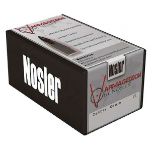 NOSLER 40127 Varmageddon 300 Blackout 110 Gr Flat Base Tipped (fbt) 20 Bx/ 10 Cs