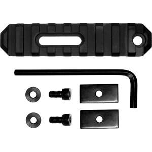 Grovtec US Inc GTSW190 Picatinny Rail Stock ARBlack Hardcoat Anodized