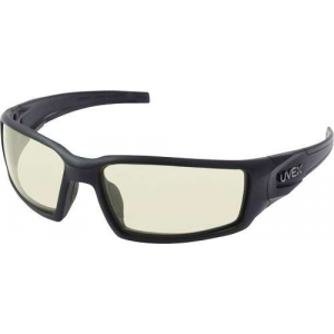 Howard Leight R02221 Uvex Hypershock Safety Glasses Amber Lens w/Black Frame