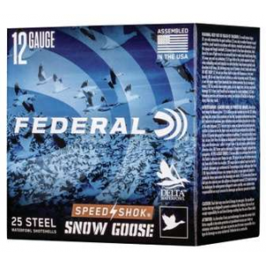 Federal WF142SG2 Speed-Shok Snow Goose 12 Gauge 3 1 1/4 oz 2 Shot 25 Bx/ 10 Cs