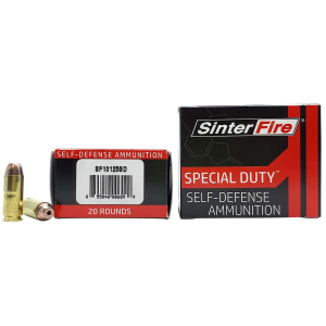 SINTERFIRE 10mm 125gr Hollow Point 20 Rd Box