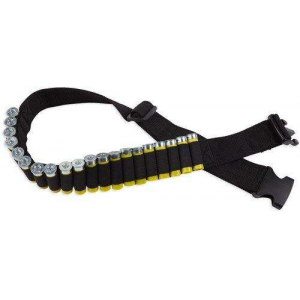 Bulldog WABS Ammo Belt Shotgun 20 Rounds Black Nylon Adjustable