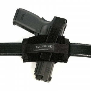 Blackhawk 40FB02BK Flat Belt  Black Cordura 1000D Nylon Belt Most Pistols/Sm & Med Revolvers Ambidextrous Hand