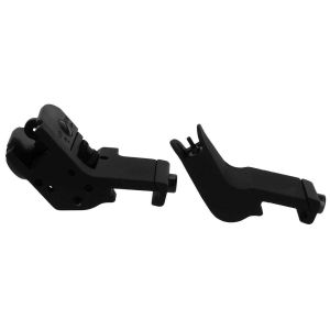 AR15 45 Degree/Rapid Transition Back Up Sights PAIR Alumin