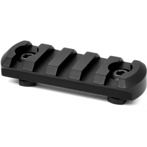 Warne Aluminum M-LOK 5 Slot Rail, Black