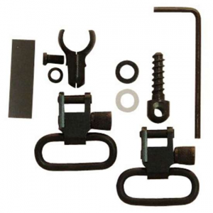 Grovtec US Inc GTSW40 Barrel Band Swivel Set 1 Black Steel Fits Tube Magazines of .420-.470 Diameter