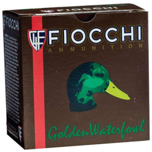 Fiocchi 123SGW4 Golden Waterfowl  12 Gauge 3 1 1/4 oz 4 Shot 25 Bx/ 10 Cs