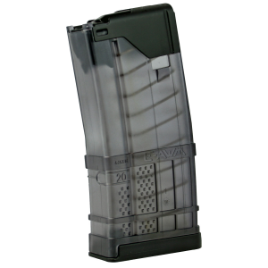 Lancer 999000232002 L5AWM  223 Rem,300 Blackout,5.56x45mm NATO AR-15 20rd Smoke Polymer Detachable