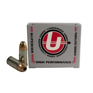 UNDERWOOD Ammo 9mm Luger +p+ 124gr. Jhp 20-pack