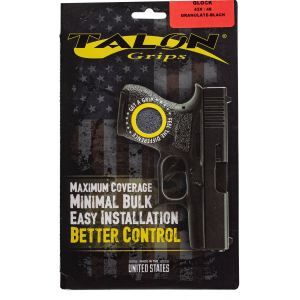 Talon Grips 385G Adhesive Grip  Glock 48, 43X Textured Black Granulate