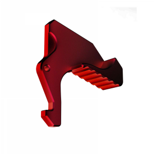 Rise Armament Extended AR Charging Handle Latch Red- Fits AR-15/AR-9/AR-10
