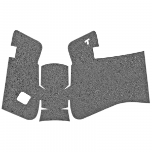 Talon Grips 383R Adhesive Grip  Glock 19 Gen5 Textured Black Rubber
