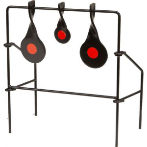 Allen 15265 Spinner Target  22 LR Rifles, Pistols, Air Guns Black Paddle w/Red Target Steel