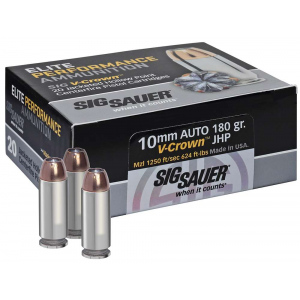 Sig Sauer Elite V-Crown JHP Ammo