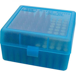 DLX AMMO BOX 100RD 22-250-458WIN CLRBL