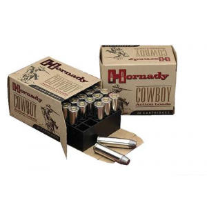 Hornady 9115 Custom Cowboy 45 Colt (LC) 255 gr Flat Point (FP) Pistol Ammunition 20rd Box
