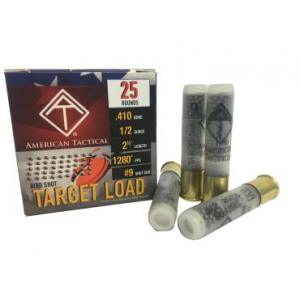 ATI Target Load .410 Gauge Ammo #9 1/2 Oz 2.5 25 Round Box