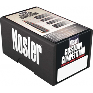 Nosler 53427 Custom Competition  6.5 Creedmoor .264 100 gr Hollow Point Boat Tail (HPBT) 100 Per Box