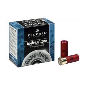 Federal H12675 Game-Shok Upland Hi-Brass 12 Gauge 2.75 1 1/4 oz 7.5 Shot 25 Bx/ 10 Cs