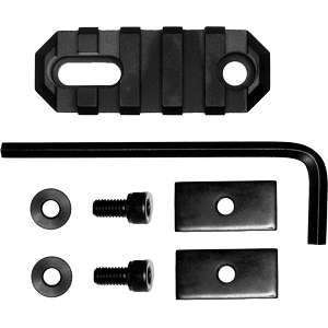 Grovtec US Inc GTSW189 Picatinny Rail Stock ARBlack Hardcoat Anodized
