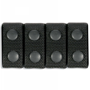 Blackhawk 44B351BK Belt Keeper  2.25 Black Nylon Snap Mount