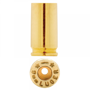 Starline Brass STAR9EUP100   Handgun 9mm Luger Unprimed Brass 100 Per Bag