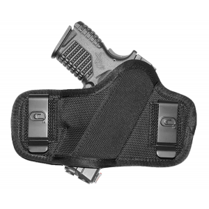 Crossfire CRFCLPONSA1S2 Clip-On  Black 1680D Ballistic Nylon OWB 2-2.5 Sub-Compact Ambi Hand