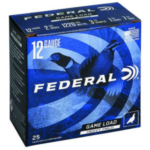 FEDERAL H12575 Game-shok Upland Heavy Field 12 Gauge 2.75 1 1/4 Oz 7.5 Shot 25 Bx/ 10 Cs