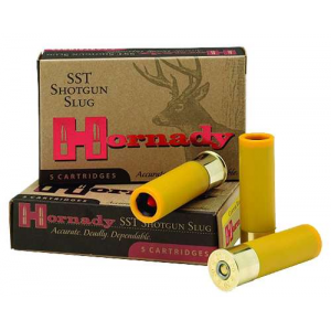 HORNADY Sst Slugs, 20 Gauge, 2 3/4" Shell, 5 Rounds.