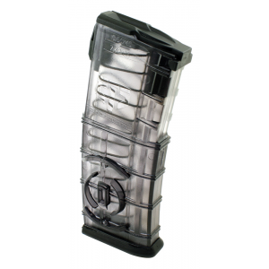 ETS Group AR1530C AR15 with Coupler 223 Remington/5.56 NATO 30 rd Polymer Black Translucent Finish