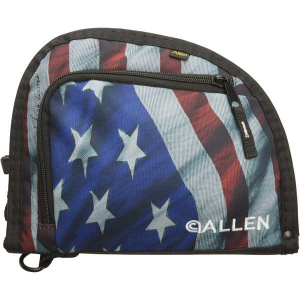 Allen 7719 Victory Auto-Fit Pocket Handgun Case USA Flag w/Black Trim Handgun Endura Interior Deminsions 9x 7