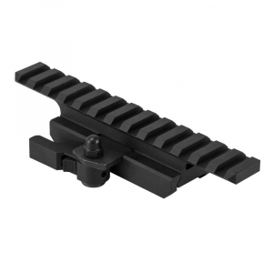 NCStar MARFQV2 AR15 Riser Gen2 1-Piece Quick Release Style Black Finish