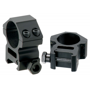 UTG RGWM25M4 Medinum Profile Rings  Picatinny/Weaver 1 Medium Black Matte Anodized
