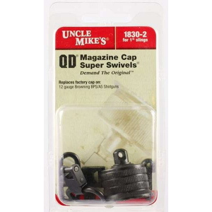 Uncle Mikes 18302 Shotgun Swivels1 Black Browning A5 12 Gauge