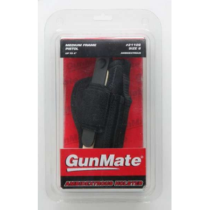 Uncle Mikes 21106 Gun Mate   Black Synthetic Hip Up to 4 Barrel Medium Frame Pistol Ambidextrous Hand