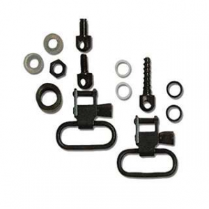 Grovtec US Inc GTSW19 Locking Swivel Set 1 Black Oxide Steel Shotgun Pump/Auto