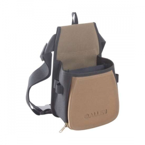 Allen 8303 Eliminator Basic Double Compartment Shooting Bag Black w/Brown Trim