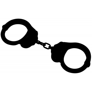 Uzi Accessories UZI-HCEU-BC-NIJ UZI Handcuffs Black Steel