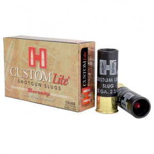 HORNADY 86230 Custom Lite Ftx 12 Gauge 2.75 Ftx 300 Gr Slug Shot 5 Bx/ 20 Cs