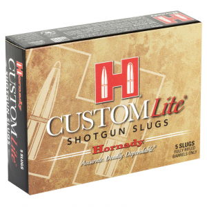 Hornady 86233 Custom Lite FTX 20 Gauge 2.75 FTX 250 gr Slug Shot 5 Bx/ 20 Cs