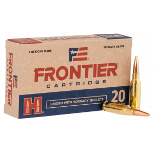 HORNADY Frontier Cartridge, 6.5mm Grendel, Fmj, 123 Grain, 20 Rounds.