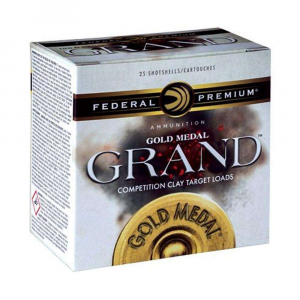 FEDERAL Gmt1188 Premium Gold Medal Grand Paper 12 Gauge 2.75 1 1/8 Oz 8 Shot 25 Bx/ 10 Cs